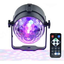 ARTLIGHT ALB168MINI LED MP3 CRYSTAL MAGIC BALL RGB REMOTE - ArtSound and Lights