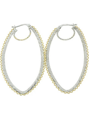 Million Diamonds Γυναικεία Σκουλαρίκια Κρίκοι από Χρυσό 14K SK9137