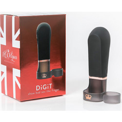 Hot Octopuss Digit Finger Δονητής Δακτύλου Μαύρος