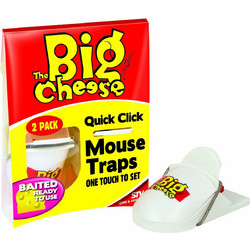 STV Big Cheese Quick Click Mouse Traps Παγίδα για Ποντίκια 2τμχ