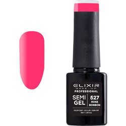 Elixir Semigel 527 Rose Bonbon Ημιμόνιμο Βερνίκι Νυχιών 5ml