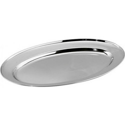 VESTA Πιατέλα Σερβιρίσματος 25x18x2cm Ανοξείδωτη (INOX)