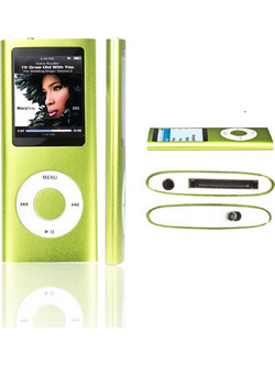 MP4-418 MP4 Player 8GB με Οθόνη 1.8" με Ραδιόφωνο Lime
