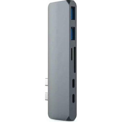 Πολυλειτουργικός Σταθμός Σύνδεσης - Dual Type-C Ports Docking Station 5-in-1 USB C Hub Type-C CMP-11105 (Κωδ.1-DOCK006 )