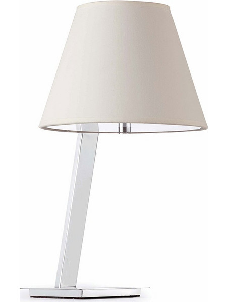 Faro Barcelona 29997 Πορτατίφ Ε27 Λευκό Ασημί Φ25xΥ53cm