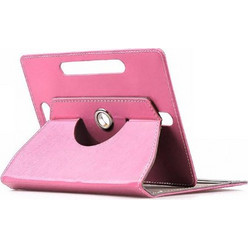 Περιστρεφόμενη universal θήκη - βάση για Tablet 9-10'' - Ροζ (OEM)