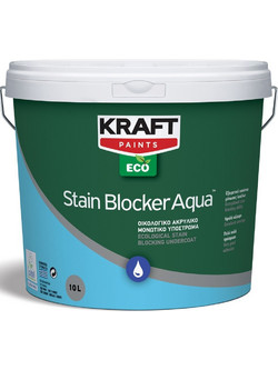 Kraft Paints Stain Blocker Aqua Eco Μονωτικό Ακρυλικό Αστάρι Νερού 3lt