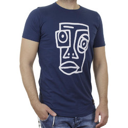 Κοντομάνικη Μπλούζα T-Shirt Cotton4all 21-211 SS21 indigo Μπλε