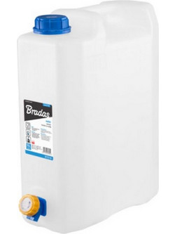 KTZ15 ΔΟΧΕΙΟ ΝΕΡΟΥ ΜΕ ΚΑΝΟΥΛΑ 15L BRADAS