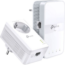 TP-Link TL-WPA7617KIT Powerline Διπλό Kit για Ασύρματη Σύνδεση WiFi 5 με Θύρα Ethernet & Passthrough Πρίζα
