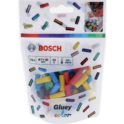 Bosch Gluey (2608002005) Χρωματιστά Φυσίγγια Θερμοκόλλας