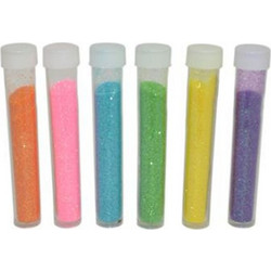 Γκλίτερ σετ 6τχμ σε διάφορα χρώματα 5gr