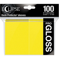 Ultra Pro Card Sleeves Standard Size 100ct - PRO-Gloss Yellow