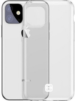 Θήκη Σιλικόνης Baseus Ultra-Thin Cover Gel TPU Case with Lanyard Holder for iPhone 11 Pro Max transparent (WIAPIPH65S-QA02)