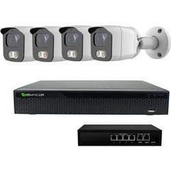 BMC NVR ΣΕΤ με 9καναλο Καταγραφικό, 4 Κάμερες 2MP και PoE Switch
