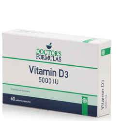 Doctor's Formulas Vitamin D3 5000iu 60 Μαλακές Κάψουλες