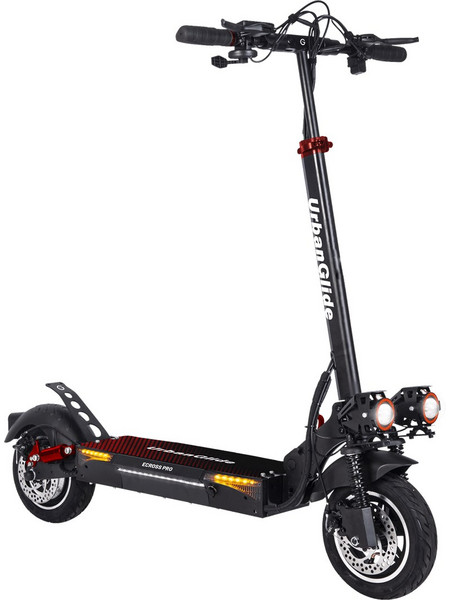 UrbanGlide Ecross Pro Boost 800W Ηλεκτρικό Πατίνι 25km/h Max Ταχύτητα και 50km Αυτονομία Μαύρο