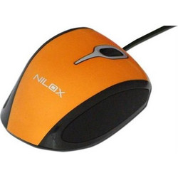 Nilox Ergo Wire NX800 Ενσύρματο Ποντίκι Orange