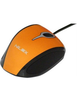 Nilox Ergo Wire NX800 Ενσύρματο Ποντίκι Orange
