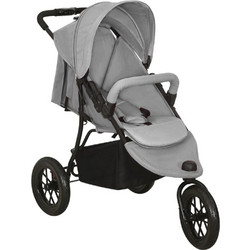 vidaXL Καρότσι Μωρού με Τρεις Ρόδες Grey Silver 10259