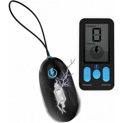 XR Brands 5X Remote Egg Δονητής Egg για Ζευγάρια με Τηλεχειριστήριο Μαύρος