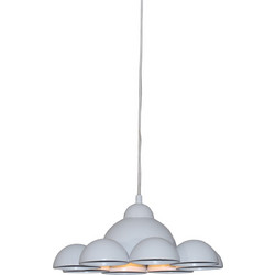 Home Lighting Conall Κρεμαστό Φωτιστικό Οροφής Πολύφωτο E27 Λευκό 77-4130