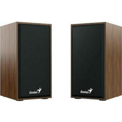 Genius SPHF180 Ηχεία Υπολογιστή 2.0 6W Black Brown