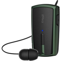 iPro RH120 Ακουστικό Bluetooth In Ear Πέτου Black Green