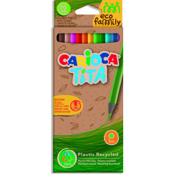 Carioca Eco Family Tita Ξυλομπογιές Σετ 12τμχ