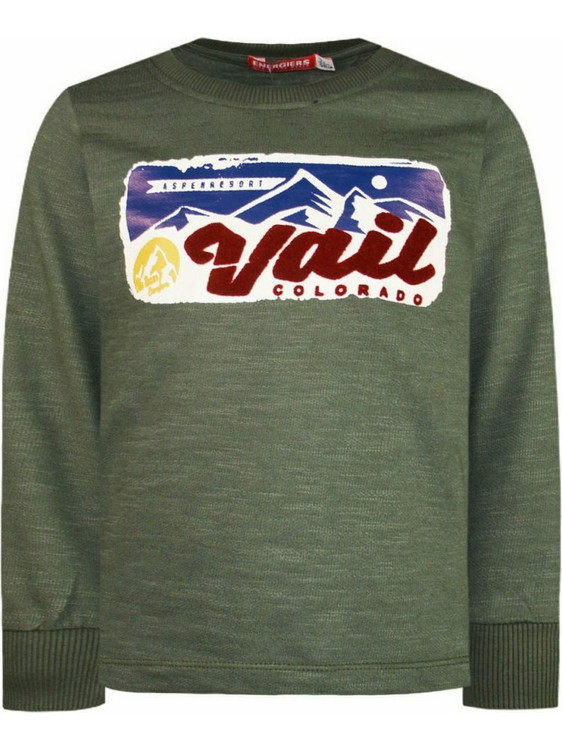Energiers Παιδικό T-Shirt Μακρυμάνικο Χακί 12-121128-5