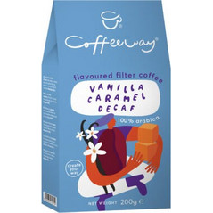 Coffeeway Vanilla Caramel Decafeine Καφές Φίλτρου Arabica Αλεσμένος με Άρωμα Βανίλια 200gr
