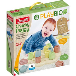 Quercetti Chunky Peggy Bio 12+ Μηνών