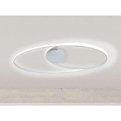 Φωτιστικό Οροφής-Πλαφονιέρα Giove/PLB 2451 78x43x5cm 48W White Sikrea Αλουμίνιο,Ακρυλικό