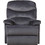 Woodwell Πολυθρόνα Relax Βελούδινη Γκρι Luisa E9780,3