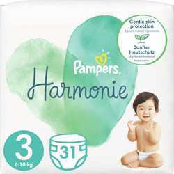 Pampers Harmonie Πάνες No3 6-10kg 31τμχ