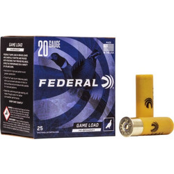 Federal Premium Game Shok Hi-Brass Φυσίγγια Συγκέντρωσης 20Cal 70mm 29gr 25τμχ