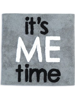 Πατάκι Μπάνιου It's Me Time Grey 80x80 Nef - Nef - Nef - Nef Homeware