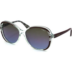 Vogue VO2735S 1972/48 Γυναικεία Γυαλιά Ηλίου Oversized Κοκάλινα Μαύρα με Μαύρο Φακό