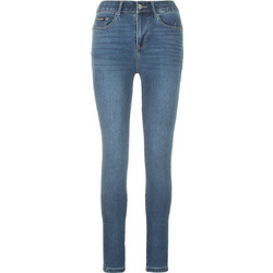 DKNY Γυναικείο Τζιν Παντελόνι Slim Εφαρμογή Μπλε E0RK0670-MDN