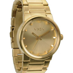 Nixon Cannon Ανδρικό Ρολόι με Χρυσό Μεταλλικό Μπρασελέ A160-1502