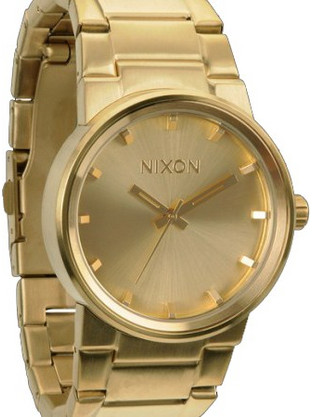 Nixon Cannon Ανδρικό Ρολόι με Χρυσό Μεταλλικό Μπρασελέ A160-1502