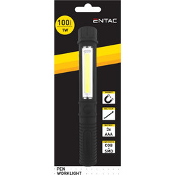 Entac Pen Magnetic Φακός Εργασίας Μπαταρίας Led Αδιάβροχος με Μαγνήτη 100lm