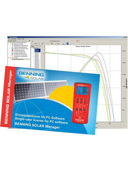 BENNING Λογισμικό PC Solar Manager Microsoft Windows 7/8/10 050423 PV 2