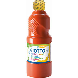 Τέμπερa Giotto Μπουκάλι 500ml School Paint Κόκκινο
