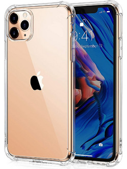 iPhone 11 Pro max - Case Add Shock Absorption Technology Bumper Soft TPU Clear Cover Case for Apple iPhone 11 Pro max 6.5 inch -Clear (oem)