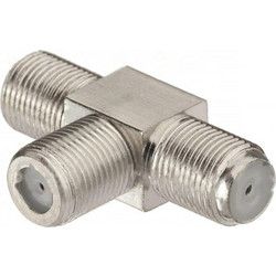 Connector F type , 3 θηλυκά σε T type ,best Quality