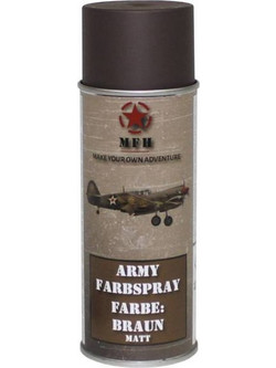 MFH Army Spray Paint 400ml - Brown Mat