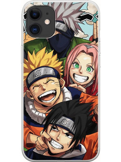 Θήκη Anime Naruto iPhone 11 Flexible TPU (Διάφανη Σιλικόνη)