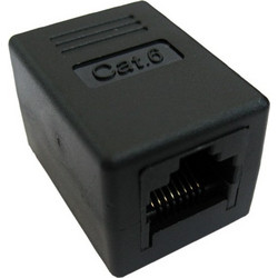 Value STP Cat.6a RJ45 Inline Coupler Unshielded Black 21.99.3001-20