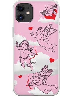 Θήκη Love Angels iPhone 11 Flexible TPU (Διάφανη Σιλικόνη)